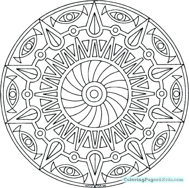 654x649 Design Hard Coloring Pages Coloring Pages For Kids Hard Design