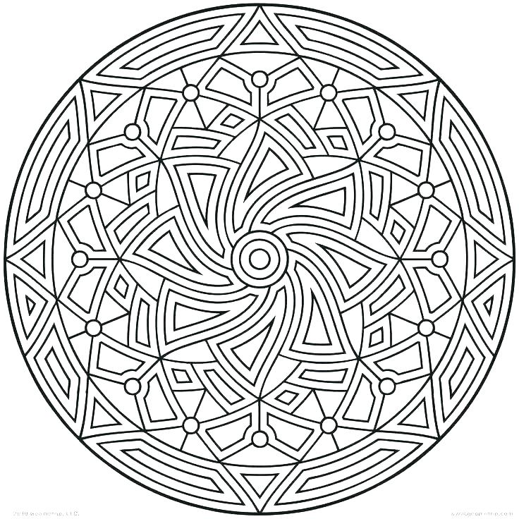 736x736 Hard Pattern Coloring Sheets Color Pages Design Also Free