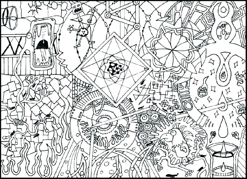1024x744 Coloring Pages That Are Hard Deepart