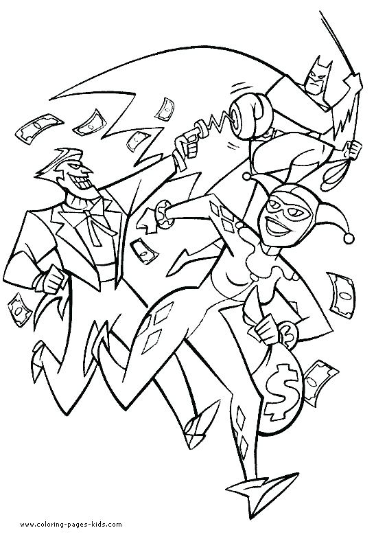 564x785 Harley Quinn Coloring Pages Online Kids Coloring Coloring Pages