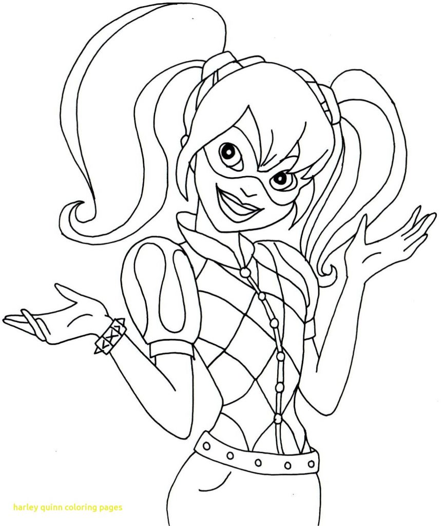 865x1024 Popular Harley Quinn Coloring Pages
