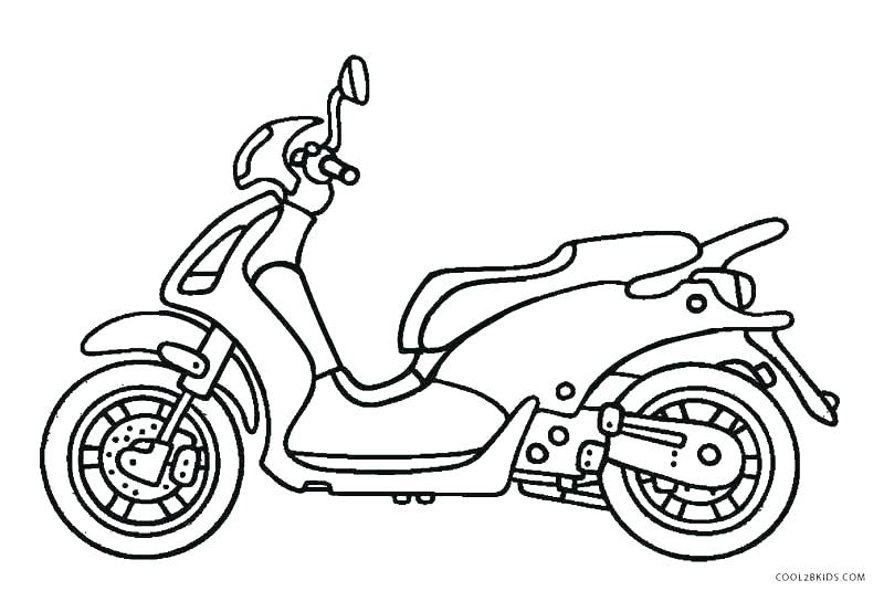 800x535 Motorcycle Coloring Pages