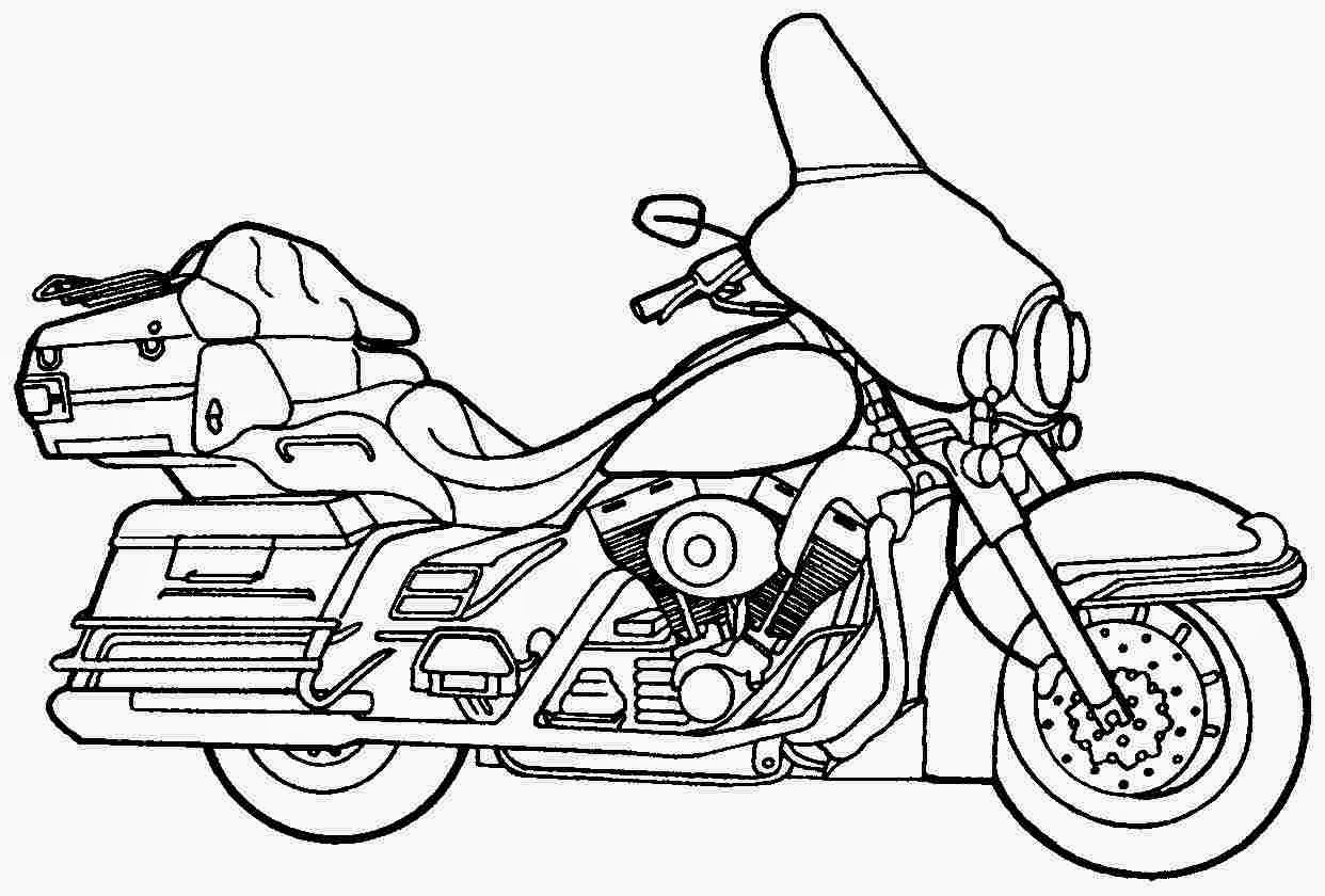 1242x840 Harley Davidson Coloring Pages