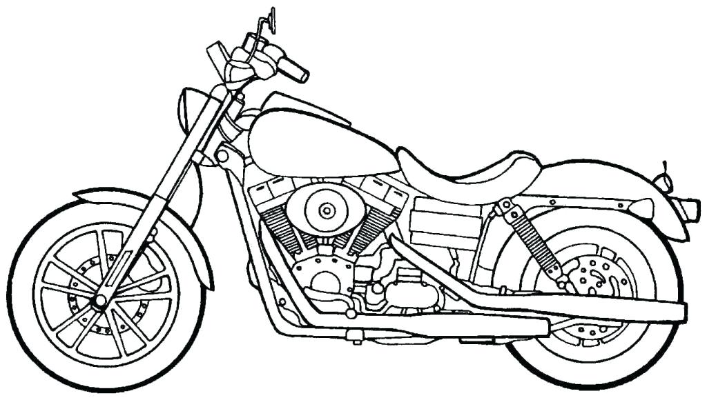 1024x580 Harley Davidson Coloring Pages Motorcycle Coloring Pages Ninja