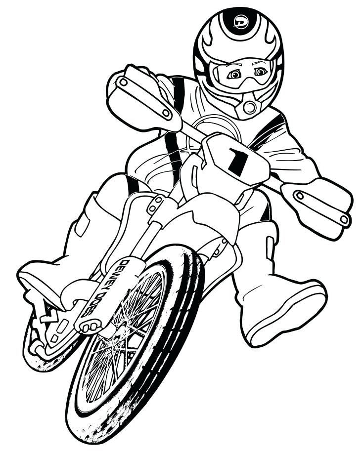 736x917 Drawn Motorcycle Coloring