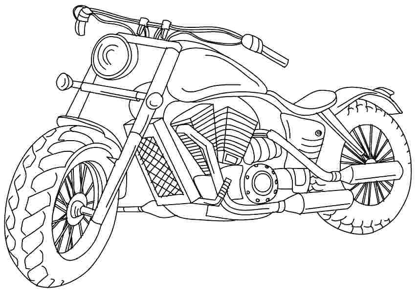 853x600 Coloring Pages Of Motorcycles Motorcycle Coloring Pages Coloring