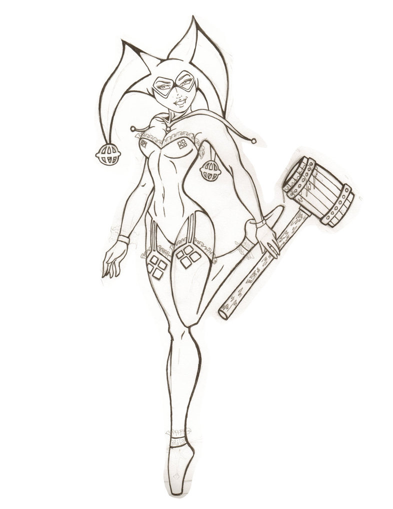 786x1017 Stylist And Luxury Harley Quinn Coloring Pages Remarkable Az