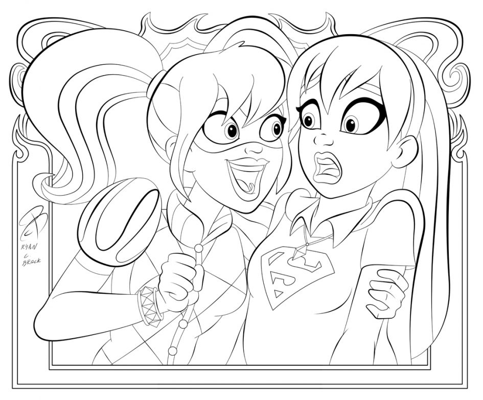 945x783 Harley Quinn Coloring Pages