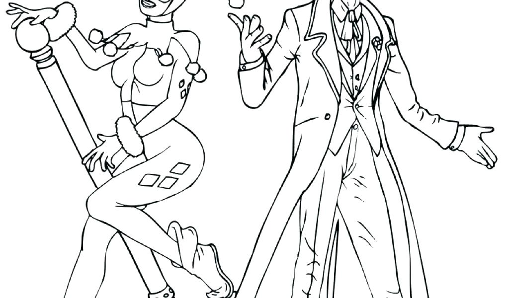 1024x600 Harley Quinn Coloring Pages Printable Kids Coloring Coloring Pages