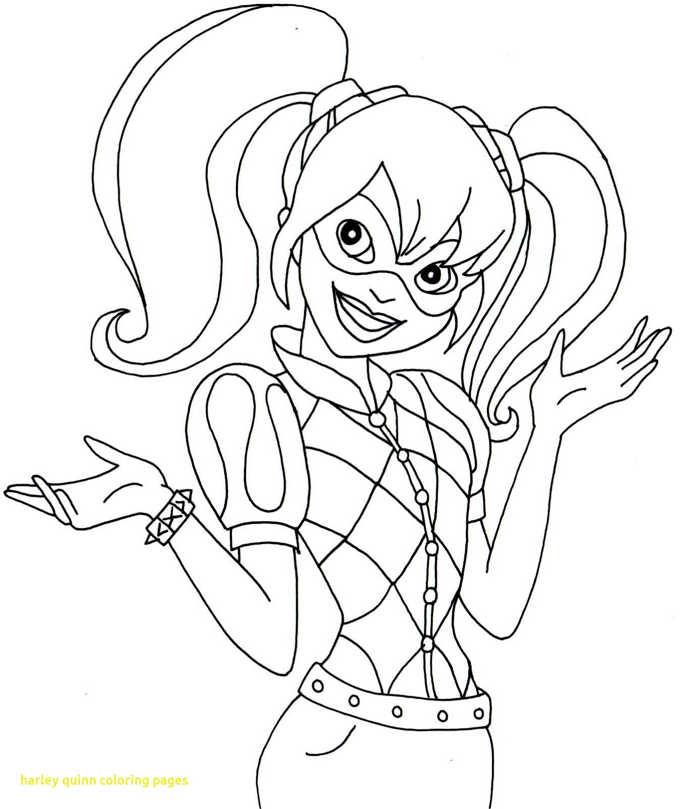 1352x1600 Harley Quinn Coloring Pages With Harley Quinn Coloring Pages