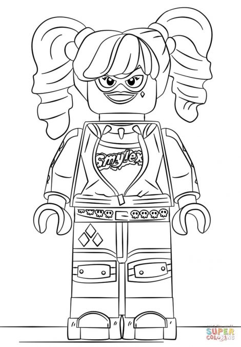 470x676 Pictures Of Harley Quinn Coloring Pages