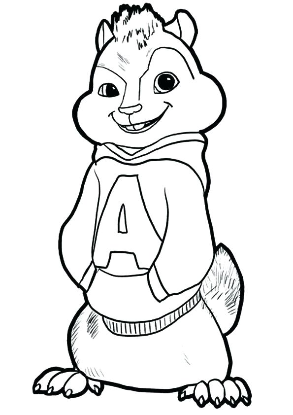 595x842 Chipmunks Coloring Pages
