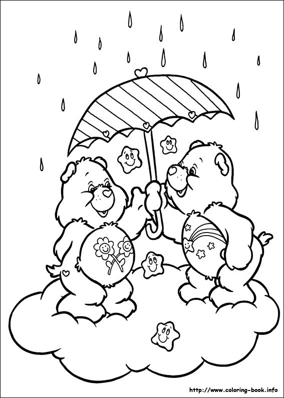 567x794 Perfect Harmony Care Bears Coloring Page Ag Kidzone Colouring