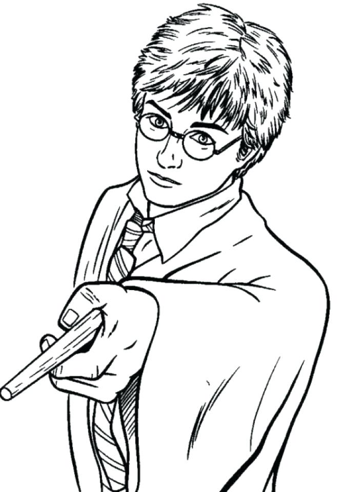 677x960 Harry Potter Coloring Pages