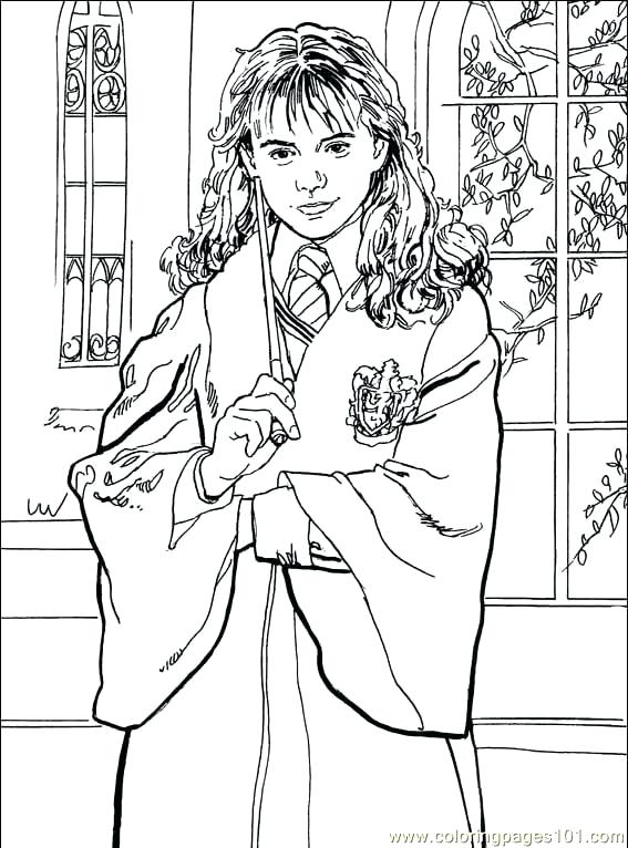 567x766 Coloring Page Harry Potter Coloring Page Visages Books And Comics