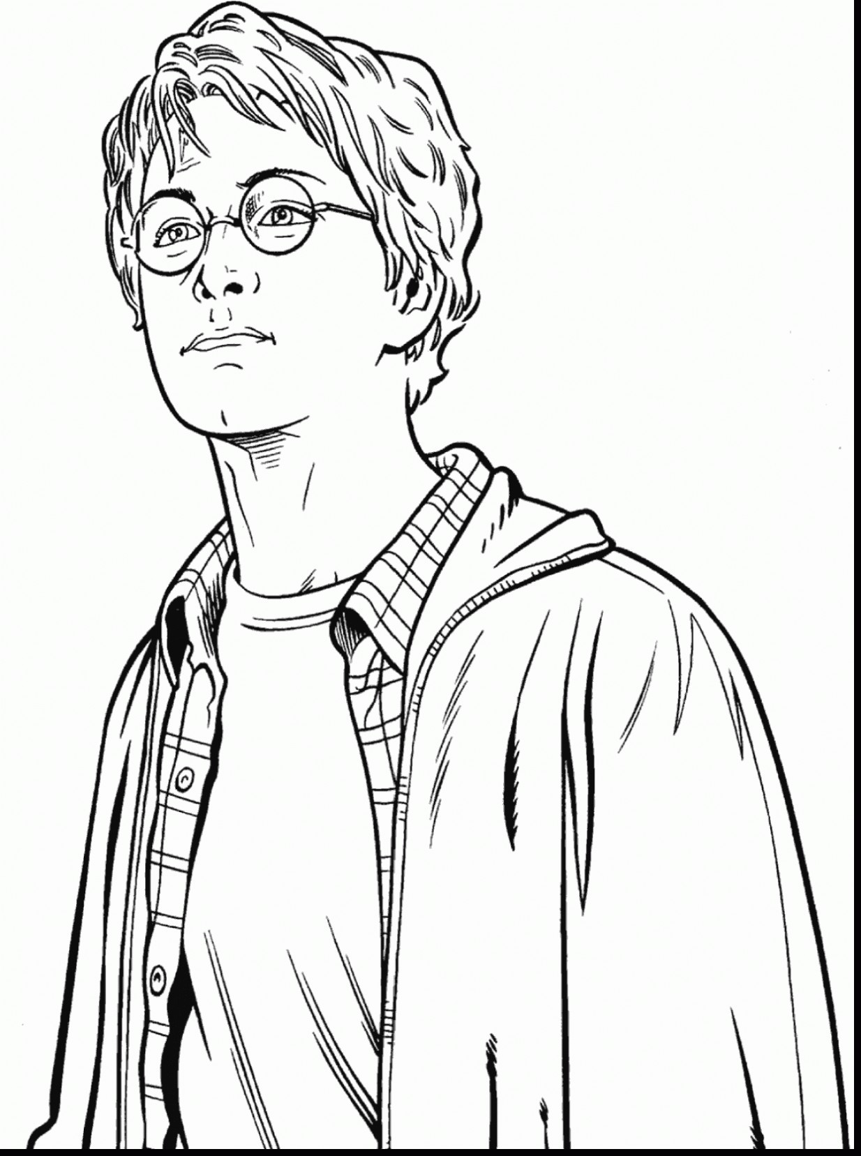1234x1657 Harry Potter Coloring Pages Harry Acpra