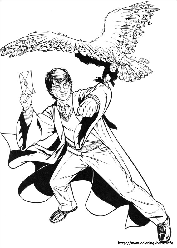 567x794 Harry Potter Coloring Pages On Coloring