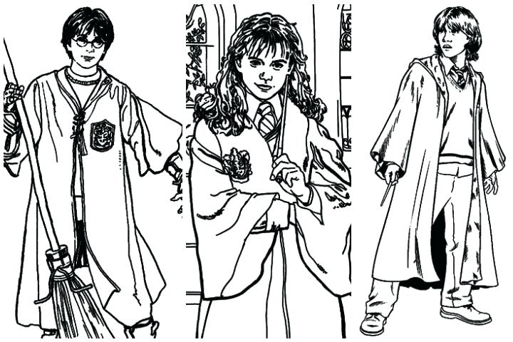 Harry Potter Coloring Pages Hermione at GetDrawings | Free download