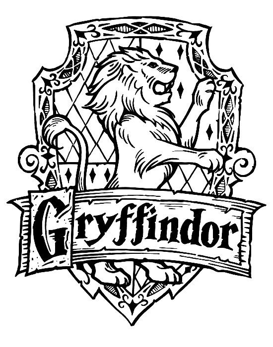 550x700 Harry Potter Coloring Pages Hogwarts Crest Copy Marvelous