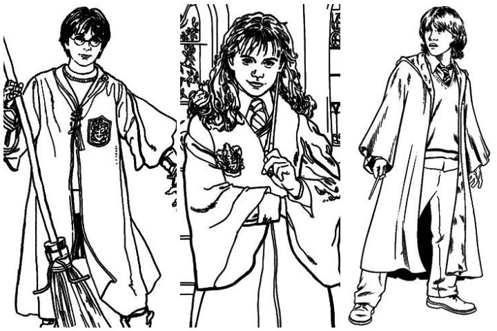 720x480 Harry Potter Coloring Pages Online Gianfreda Coloring