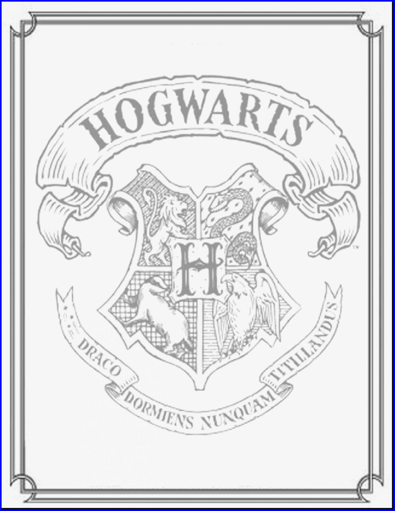 1371x1771 Marvelous Hogwarts Crest Coloring Page Harry Potter Fresh