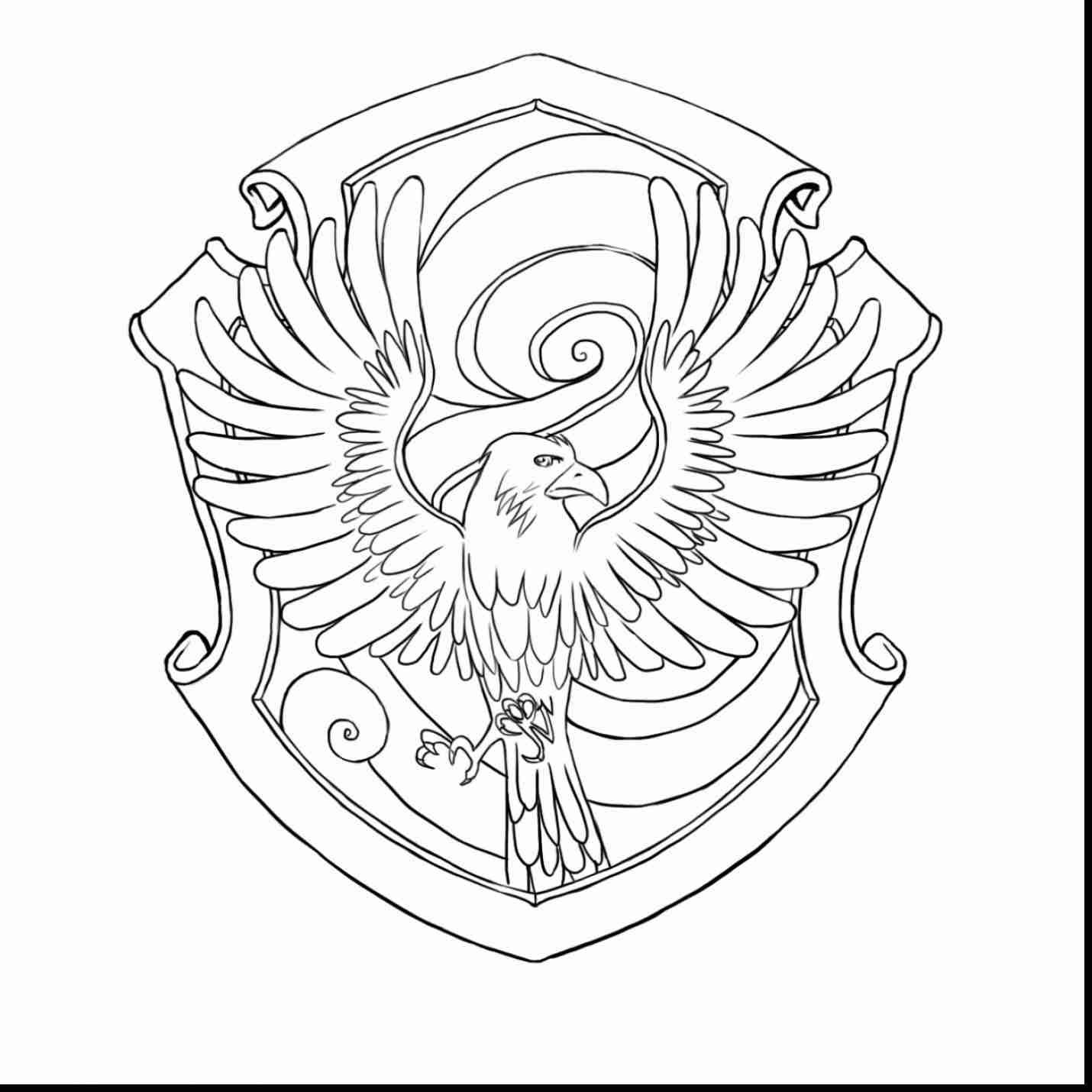 1430x1430 Harry Potter House Logos Coloring Pages Best Of Hogwarts Crest