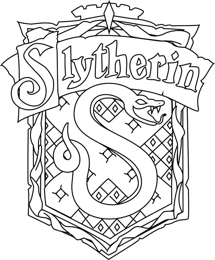 736x888 Hogwarts Crest Coloring Page Crest Coloring Page Harry Potter