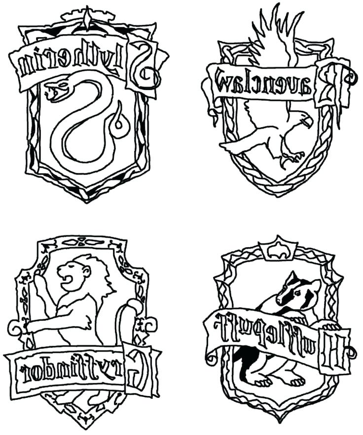 736x880 Hogwarts Crest Coloring Page Crests Coloring Page Harry Potter