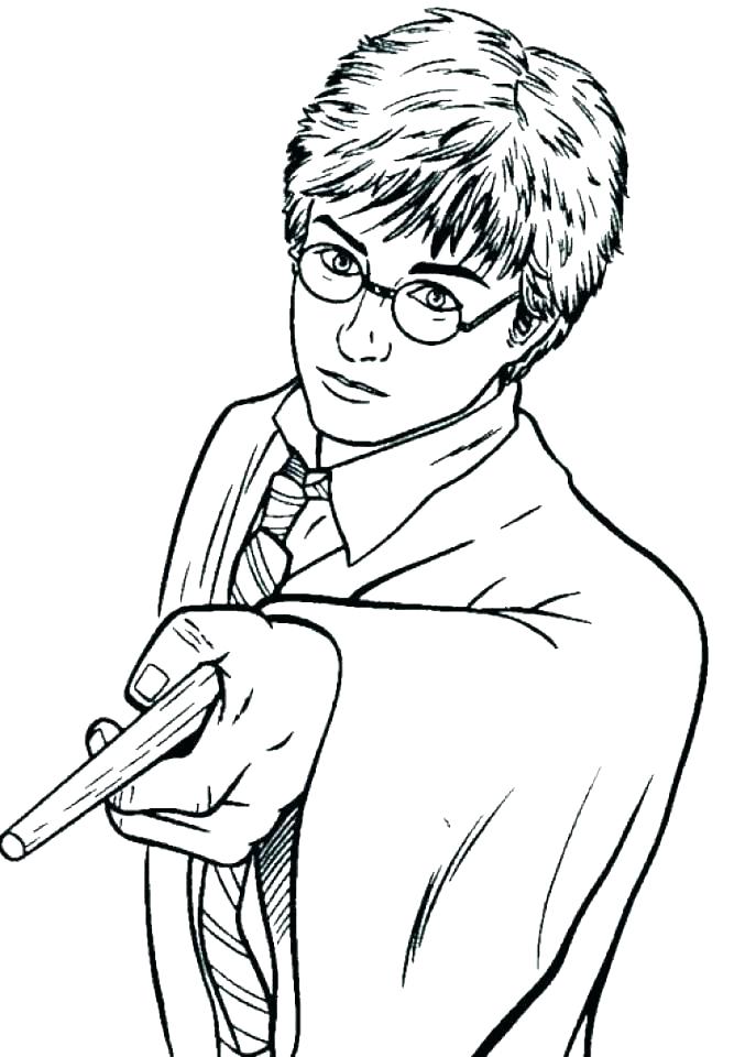 677x960 Harry Potter Printable Coloring Pages