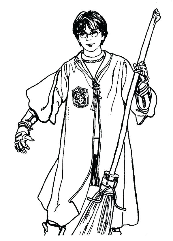 600x834 Harry Potter Coloring Pages Also Harry Potter Coloring Pages Harry