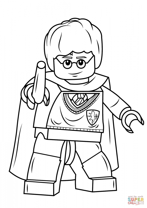 618x875 Adult Lego Harry Potter Coloring Pages Lego Harry Potter Coloring