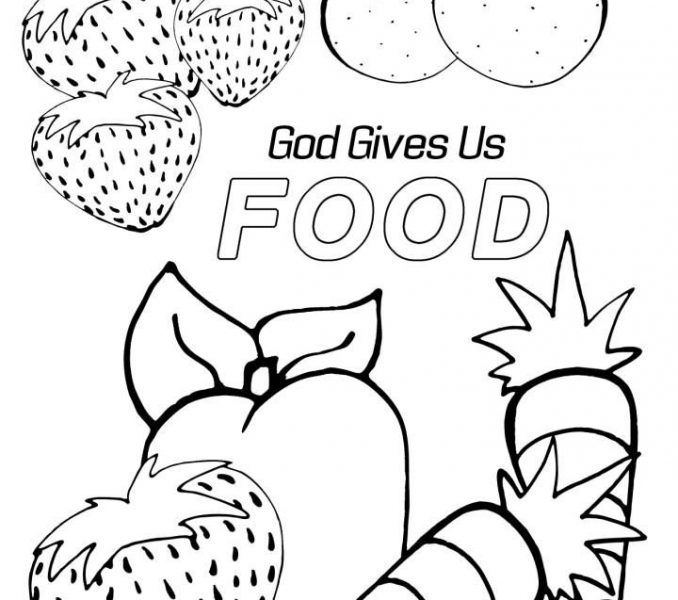 678x600 Harvest Colouring Pages Sunday School Coloring Page