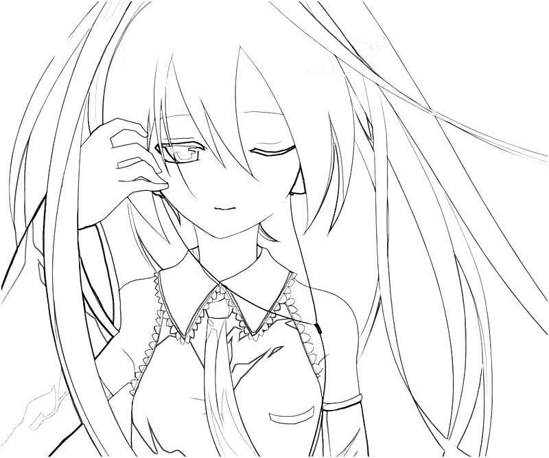 Hatsune Miku Coloring Pages at GetDrawings | Free download