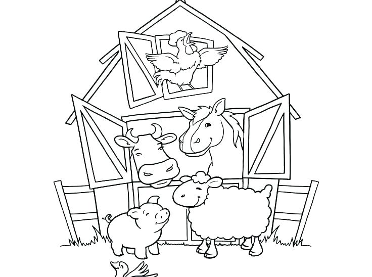 736x548 Coloring Pages Houses