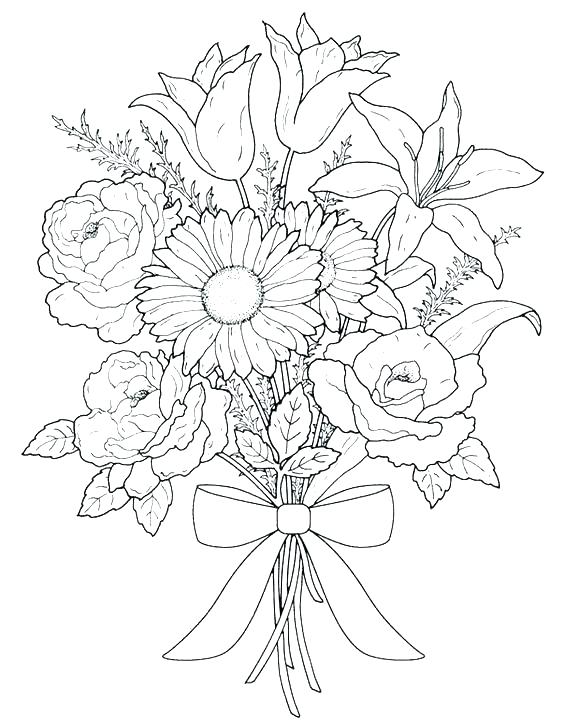 564x720 Flowers Coloring Pages Printable Free Coloring Pages Of Flowers