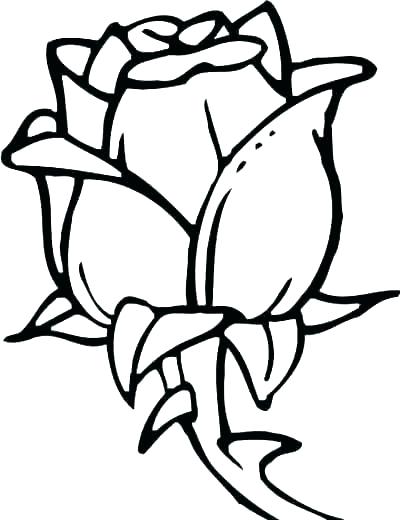400x520 Easy Flower Coloring Pages Easy Flower Coloring Pages Flowers