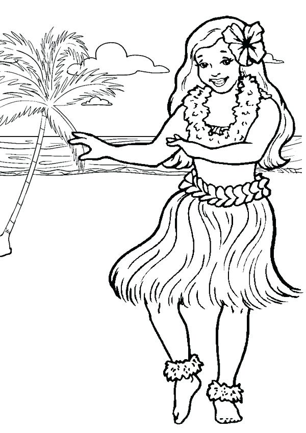 600x850 Luau Coloring Pages Free Online Printable Kids Colouring Pages