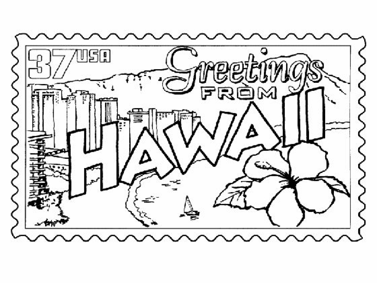 1280x960 Popular Hawaiian Colouring Pages Themed Coloring Free Printable