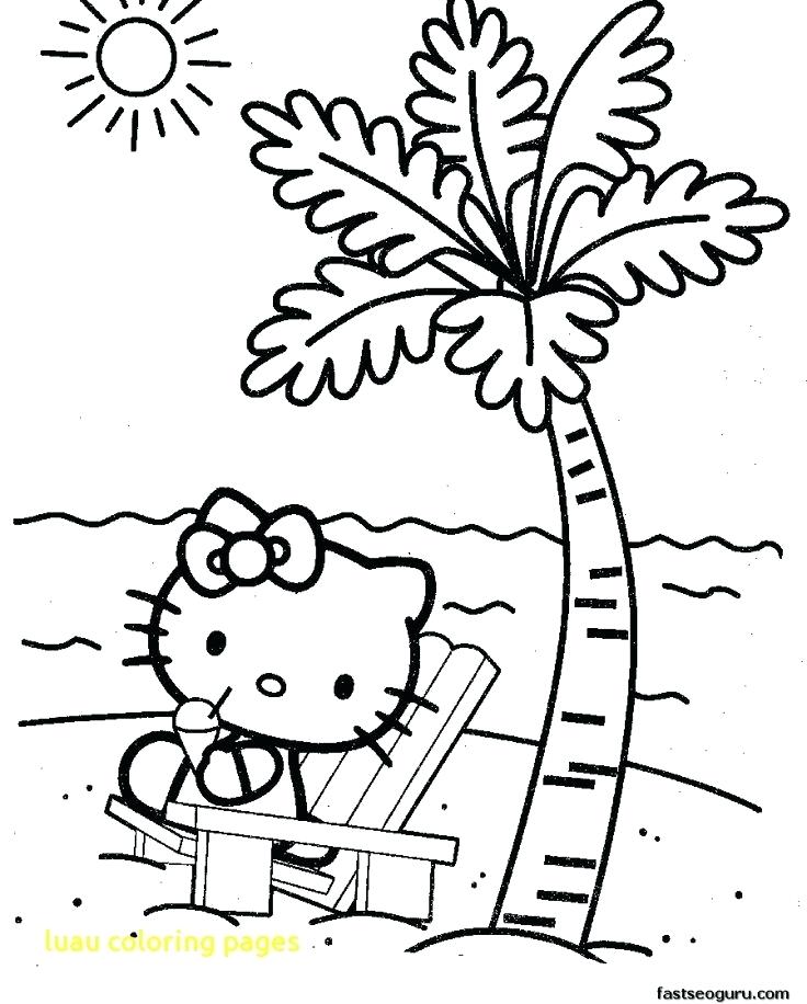 736x916 Hawaiian Luau Printable Coloring Pages