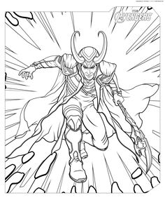 236x305 Loki Marvel Coloring Pages