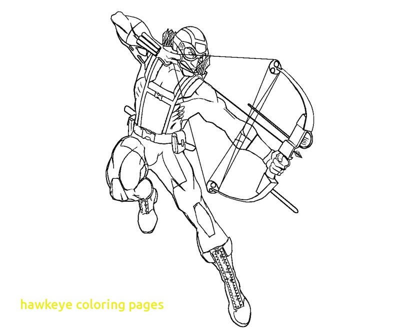 800x667 Hawkeye Coloring Pages With Hawkeye Coloring Pages