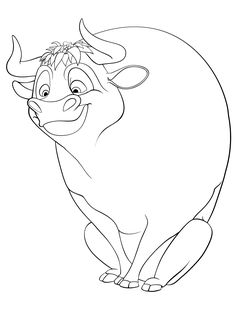 236x322 Ferdinand Movie Coloring Page January