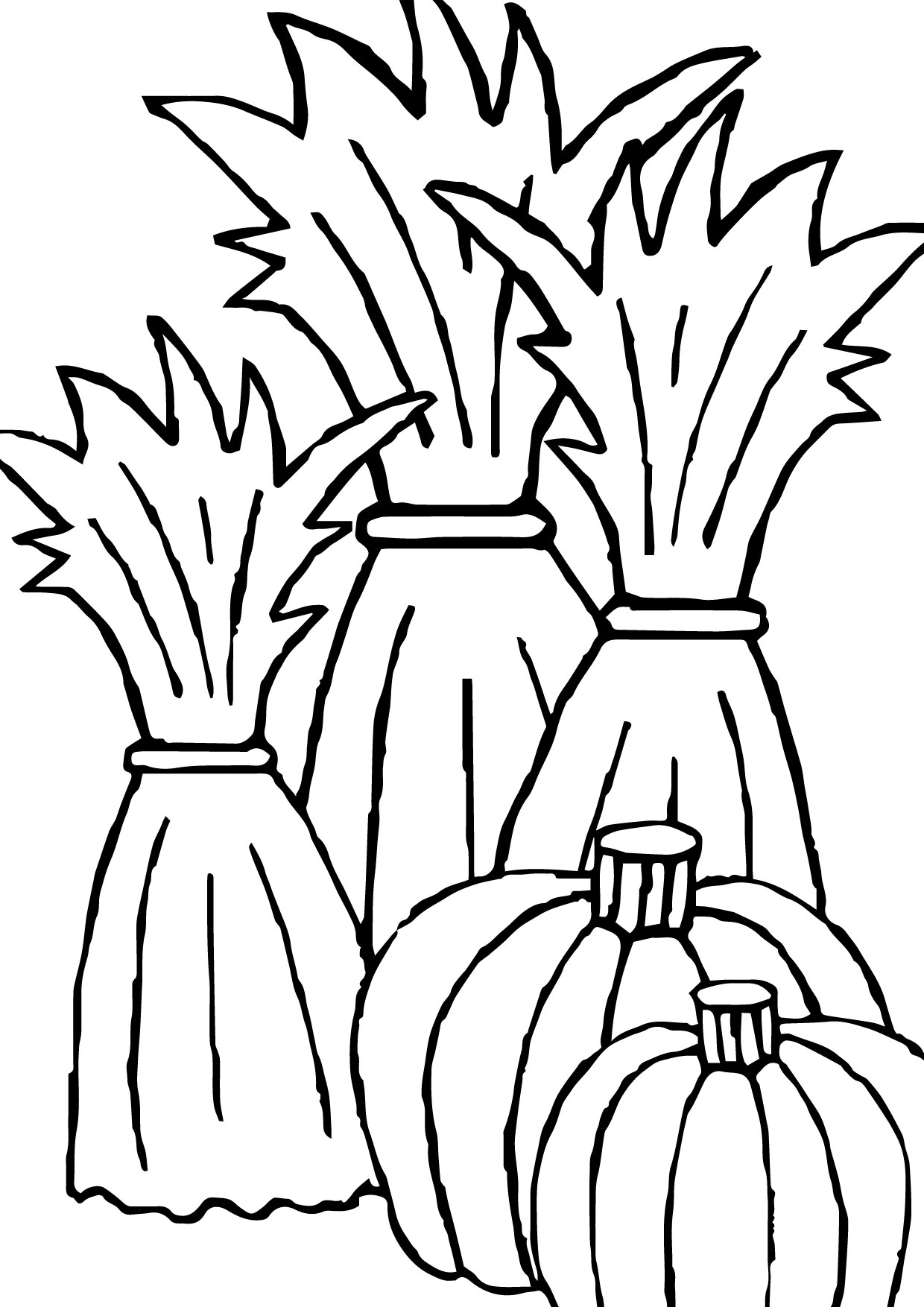 1240x1754 Hay Coloring Pages Awesome Corn Stalk Page