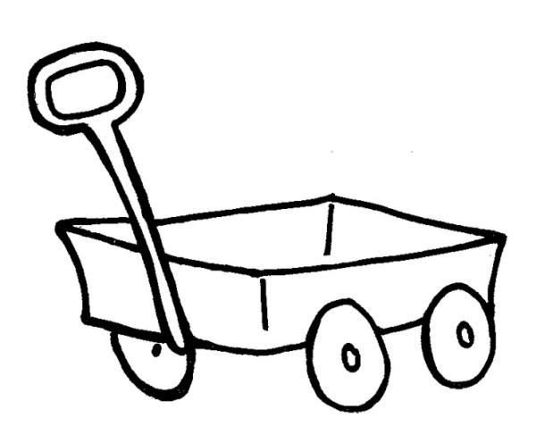 600x477 Hay Wagon Coloring Page Coloring Page