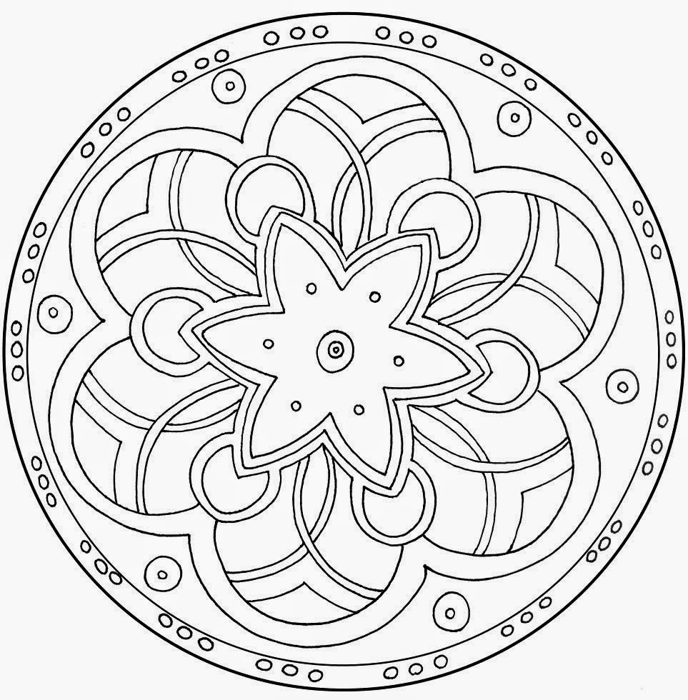 963x980 Printable Mandalas Star Hd Coloring Pages For Adults