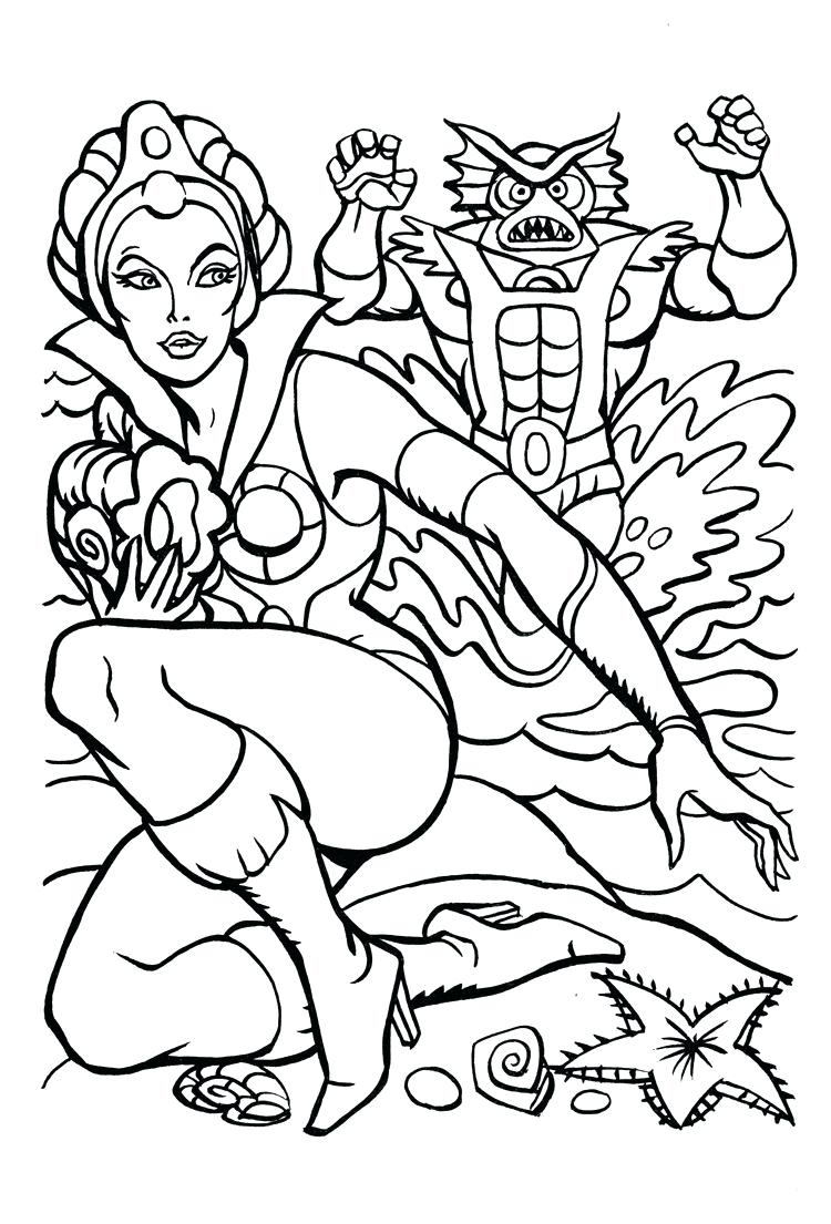 750x1105 Coloring Page He Man Pages Book Attacks Pixels Pacman