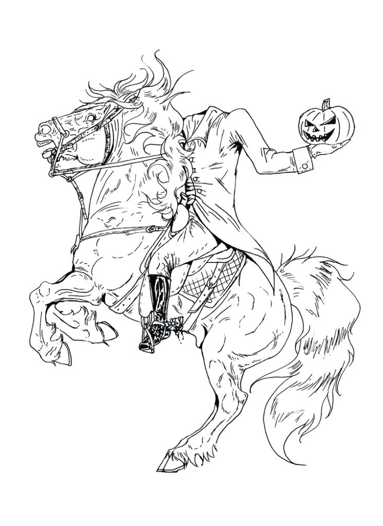 745x1024 Headless Horseman Coloring Pages Inspirational Headless Horseman
