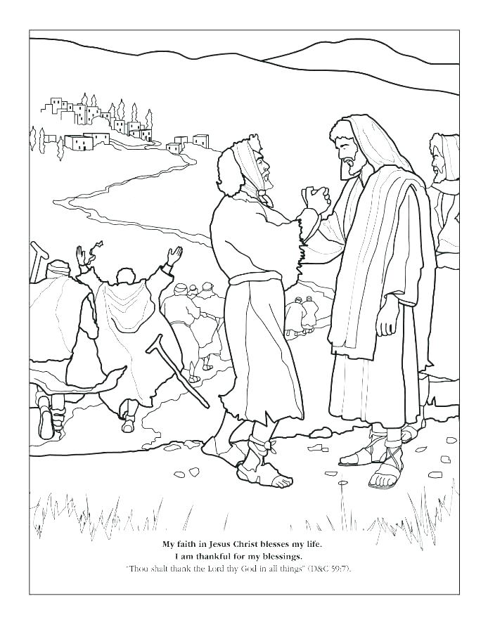 694x902 Jesus Heals Coloring Page Click To See Printable Version