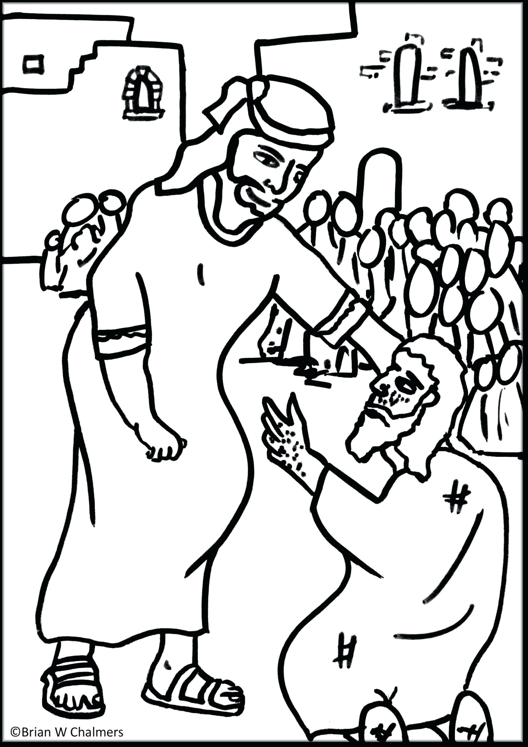 1819x2572 Emerging Lame Man Healed Coloring Page New Jesus Heals Leri Co