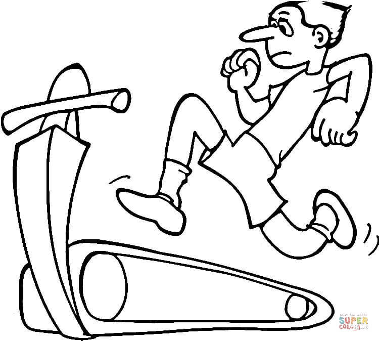 750x674 Running Track Coloring Page Free Printable Pages With Regard